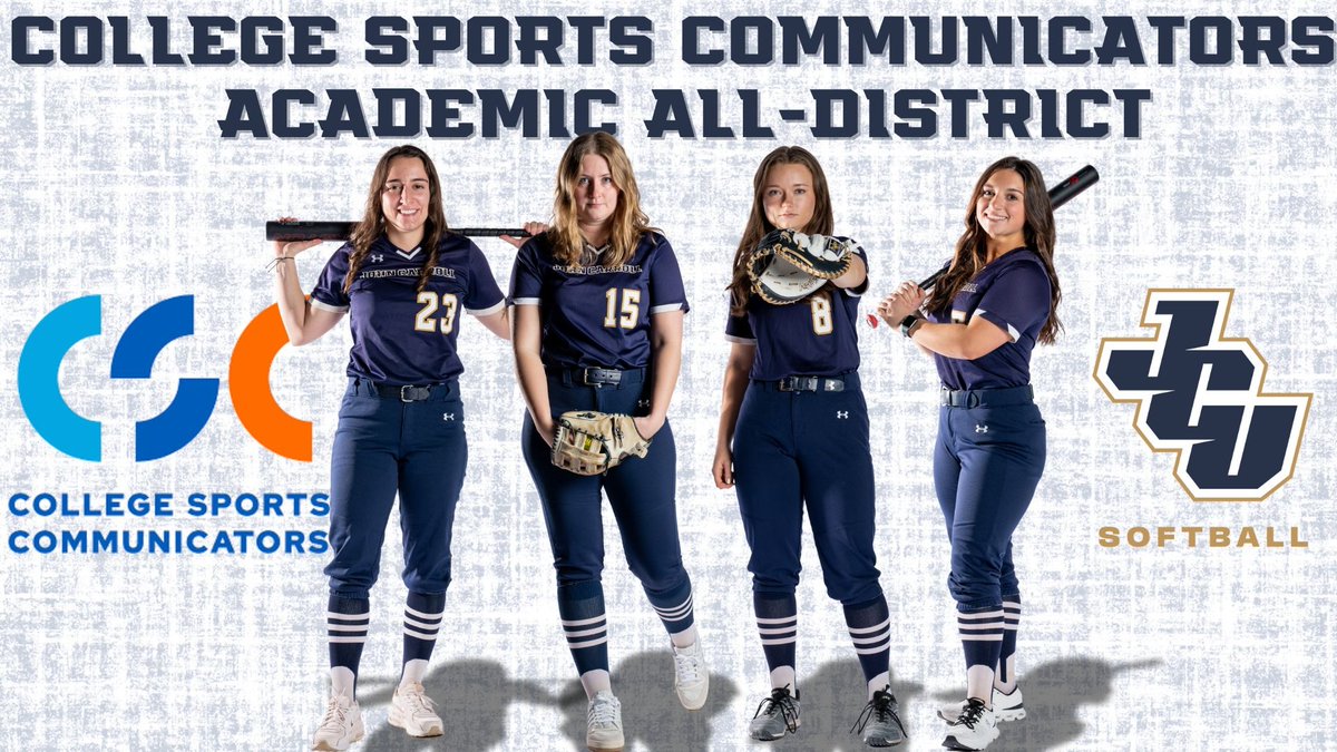 John Carroll Sports (@jcusports) on Twitter photo SB: Four Blue Streaks have earned Academic All-District honors from the College Sports Communicators!
More on Kaylyn, Danielle, Melissa, and Kendall starring for <a href="/JohnCarrollSB/">John Carroll University Softball</a>:
📰 jcusports.com/news/2025/5/27… SB: Four Blue Streaks have earned Academic All-District honors from the College Sports Communicators!
More on Kaylyn, Danielle, Melissa, and Kendall starring for <a href="/JohnCarrollSB/">John Carroll University Softball</a>:
📰 jcusports.com/news/2025/5/27…