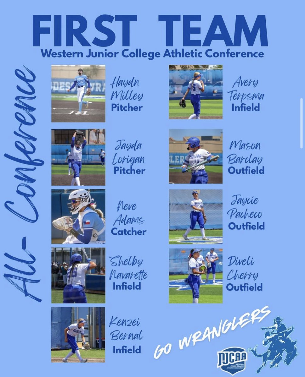 FIRST TEAM ALL CONFERENCE HONOREES!! 

Congrats ladies, well deserved 👏🏼