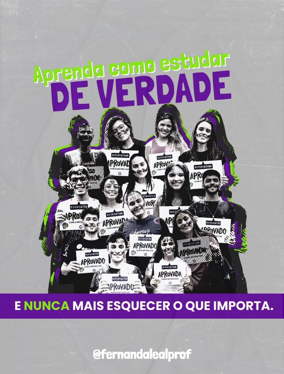 fernandalealpro's tweet photo. Você estuda, entende na hora... mas dias depois, parece que nunca viu aquele conteúdo?
A culpa não é sua memória fraca — é o jeito de estudar que precisa mudar.
No dia 13/05, às 19h, vamos para a segunda aula do Modo Aprovado: https://t.co/QTMlH3SuF6