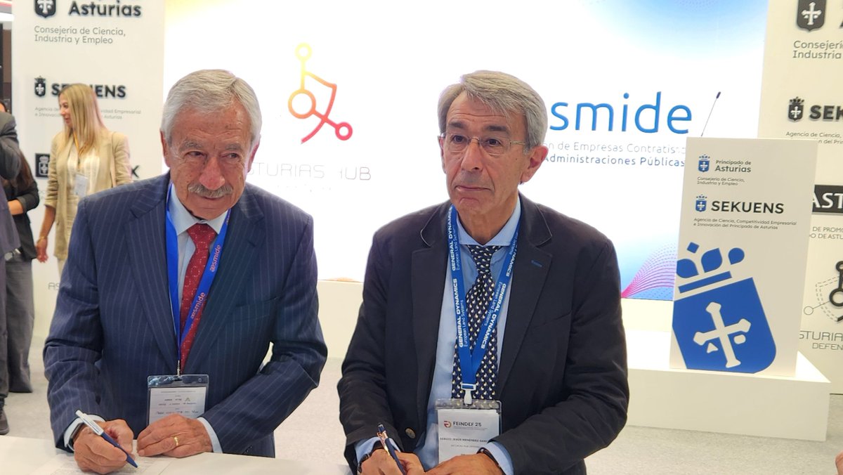 AsturHubDefensa's tweet image. 👍 Agradecemos a @aesmide  su compromiso y visión compartida. ¡Juntos, impulsaremos nuevas cotas de desarrollo e innovación!⁣