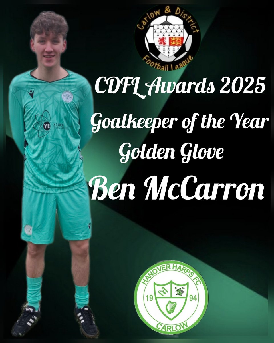 HanoverHarpsFC (@hanoverharpsfc) on Twitter photo Hanover Harps First Team keeper has been awarded the Golden Glove by the CDFL at their annual awards announced today. It's a fantastic achievement for Ben and we are all very proud of him here at Hanover. Well done Ben. <a href="/harrysarticles/">Harry Shorthose</a> <a href="/CarlowSoccer/">Carlow Soccer League</a> <a href="/Natsport/">Nationalist Sport</a> <a href="/HeadInTheGameIE/">Head In The Game</a> Hanover Harps First Team keeper has been awarded the Golden Glove by the CDFL at their annual awards announced today. It's a fantastic achievement for Ben and we are all very proud of him here at Hanover. Well done Ben. <a href="/harrysarticles/">Harry Shorthose</a> <a href="/CarlowSoccer/">Carlow Soccer League</a> <a href="/Natsport/">Nationalist Sport</a> <a href="/HeadInTheGameIE/">Head In The Game</a>