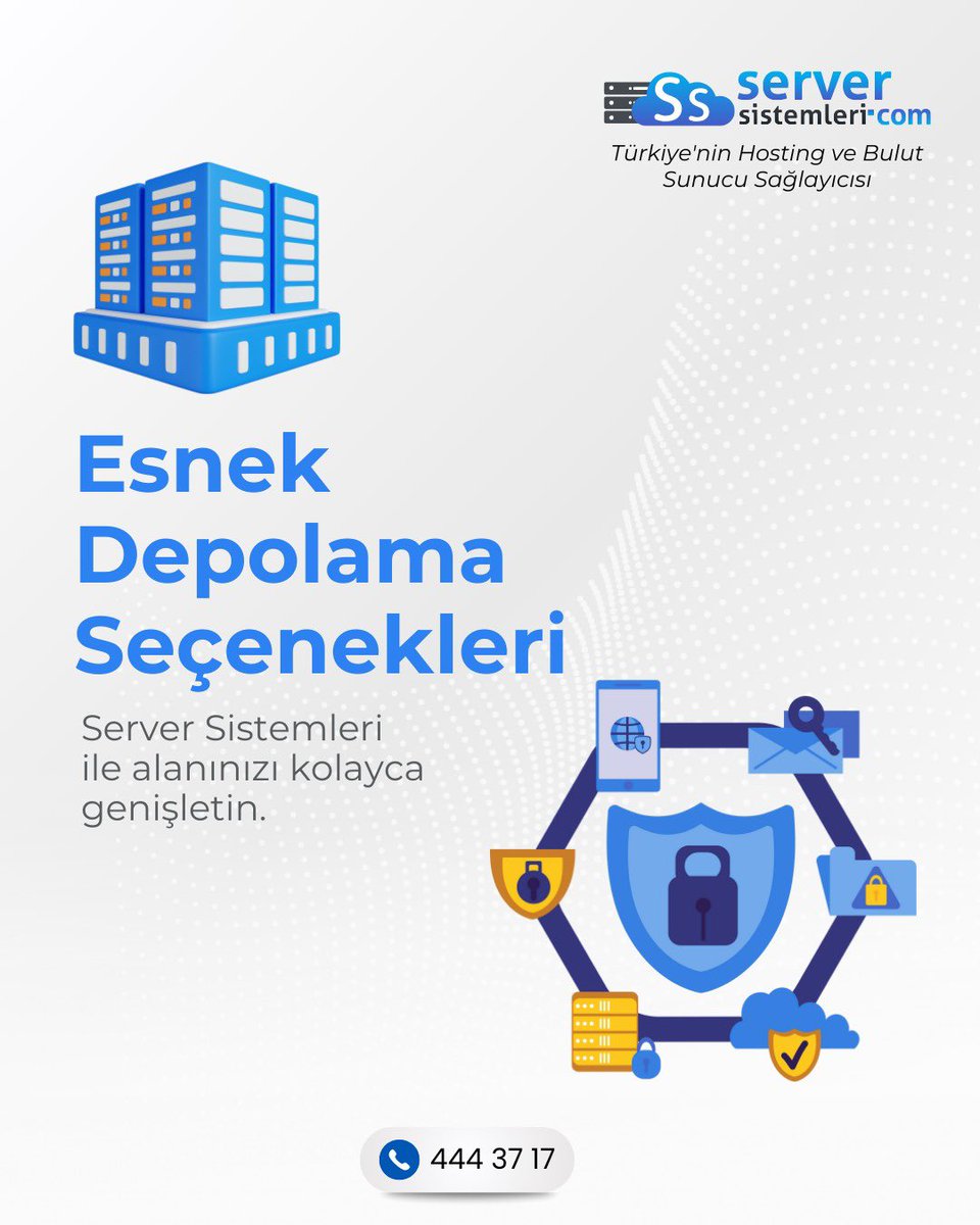 NAS sunucularımızla depolama ihtiyaçlarınıza özel çözümler! 
#Depolama #NASSunucu #VeriYönetimi #EsnekÇözümler #ServerSistemleri