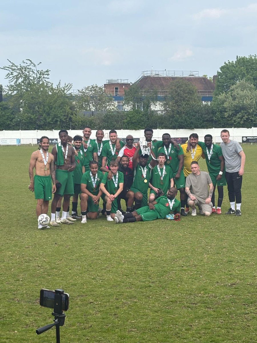 🏆🏆 double double double Dara has won the double 🏆🏆 not how we wanted the season to end as would have loved to win it on the pitch but we can't let that spoil what has been a fantastic season 🏆🏆

<a href="/voltrasports/">Voltra SportsUK</a> league 2 Champions 2024/2025

Ken Bailey Cup Winners 2024/2025