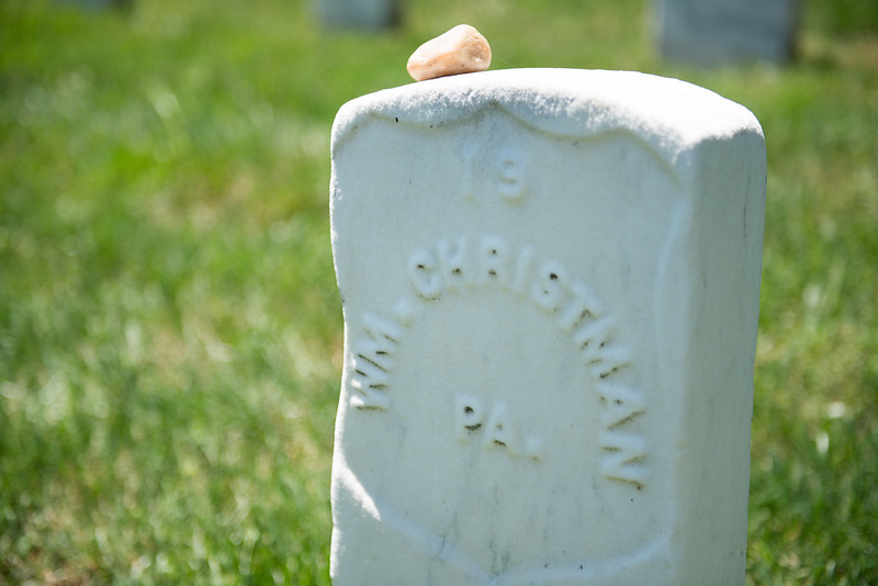 ArlingtonNatl's tweet image. On May 13, 1864, the U.S. Army brought the first soldier for burial at Arlington— Pvt. William Christman of the 67th PA Infantry Regiment. 161 years later, ANC remains committed to honoring those first service members buried here.