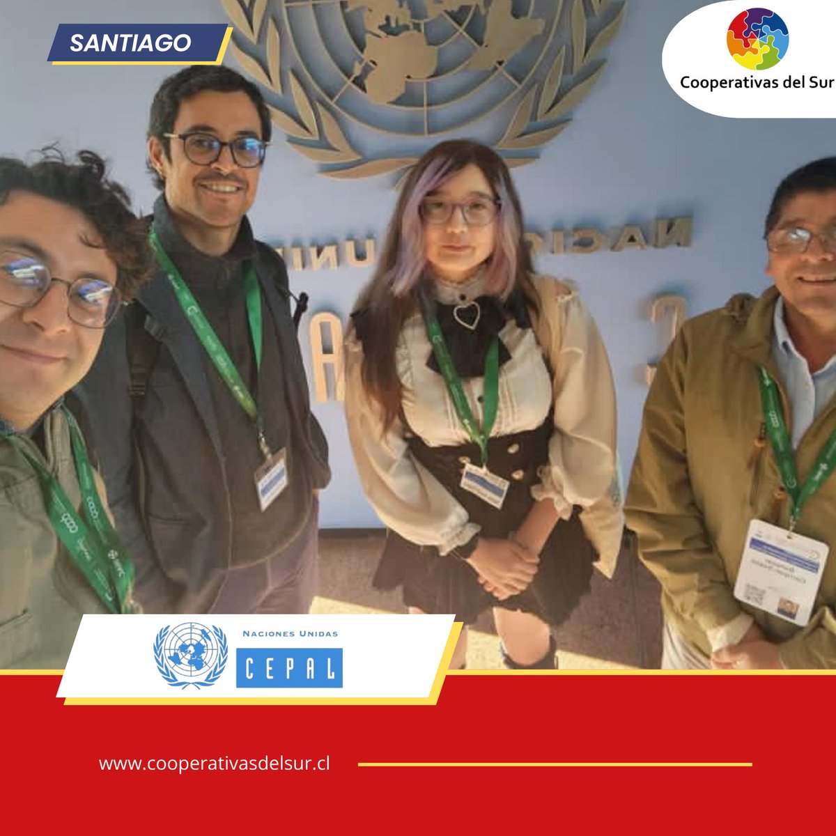 CooperativasSur's tweet photo. Recientemente, @CooperativasSur y sus cooperativas socias, formó parte de la Conferencia Internacional “Las cooperativas construyen un futuro mejor fomentando la productividad, la inclusión y el desarrollo territorial”, organizada por CEPAL. https://t.co/s8HuSL0i12