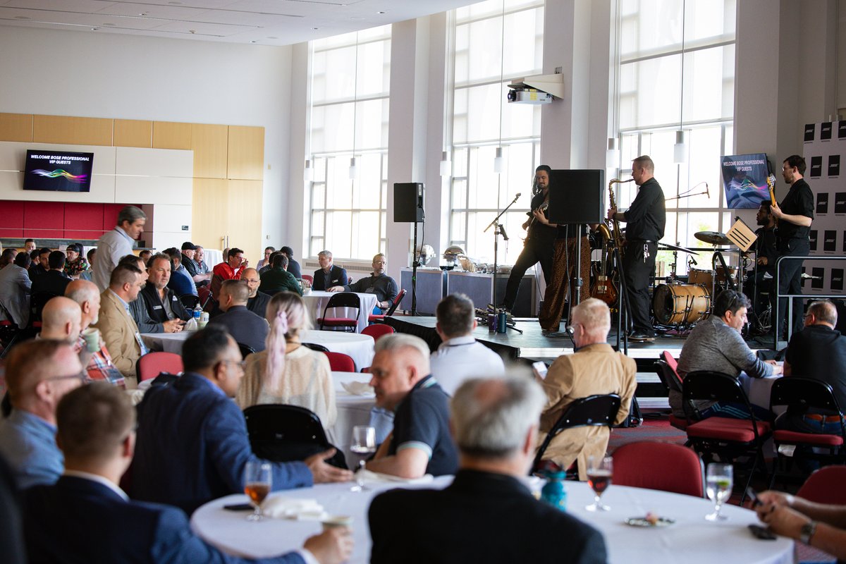 What an incredible night at our Bose Professional VIP Event at Agganis Arena in Boston! 🎉🏟️
 
The evening was filled with great conversations, delicious food, live music, and so much more. We’re grateful for your partnership and excited for what’s ahead!