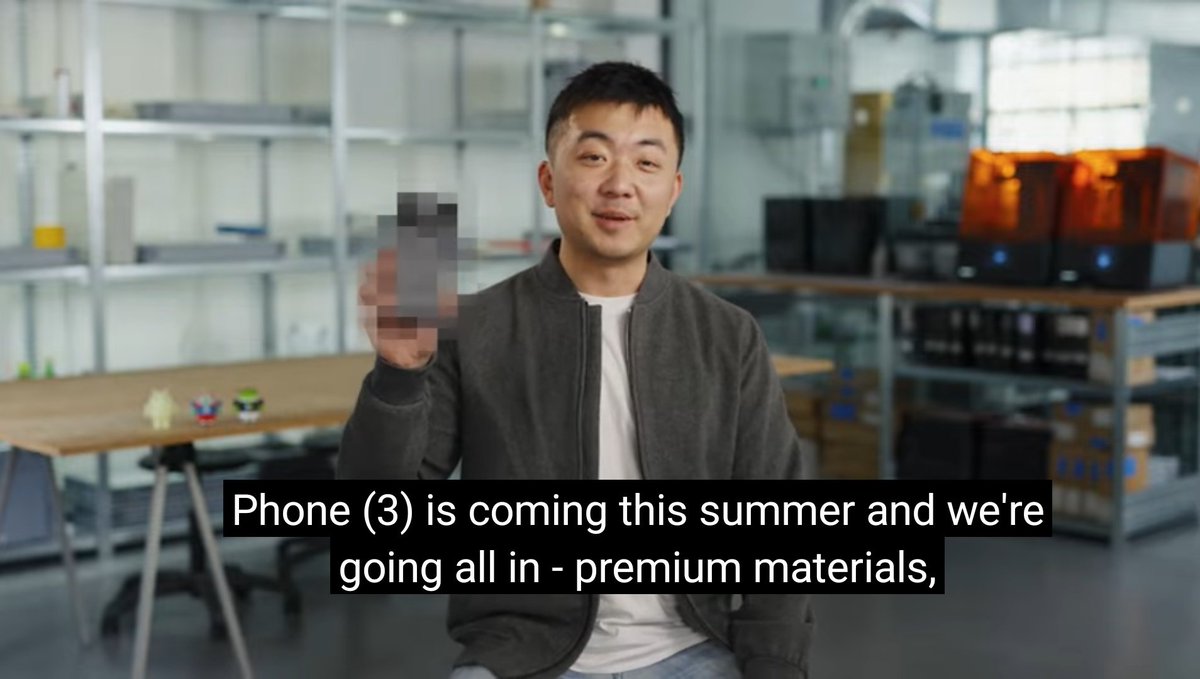 🛑🛑 STOP SCROLLING 🛑🛑

The Phone (3) is coming this summer — and it’s set to be Nothing’s most premium device yet. Ultra high-end materials, a true flagship feel.

The wait won’t be long… official teasers should start very soon 😏🔥