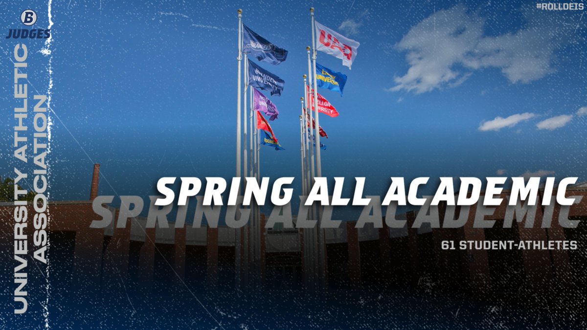 Congratulations to our 61 student-athletes who made the grade this spring, earning Academic All-UAA honors for posting a 3.3 GPA as a sophomore or later! brandeisjudges.com/news/2025/5/13…