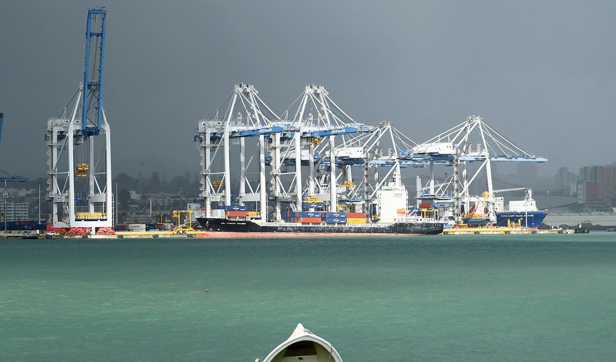 Our view. Ports of Auckland.

#PortsOfAuckland #DevonportNZ