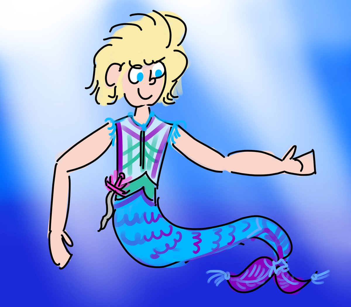 FiredogStu8's tweet photo. Daniel as a #merman

#mermay #mermay2025 #campcamp #ccdaniel #campcampdaniel #artshare #roosterteeth https://t.co/H4uUeCRyja