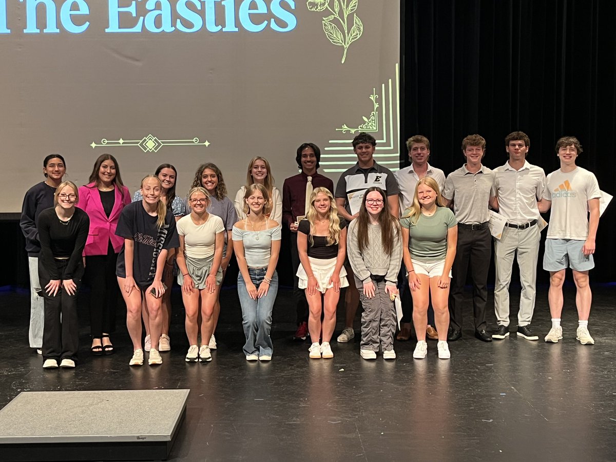 The Captain’s Club put on a great Easties Athletic and Activity Award show today!