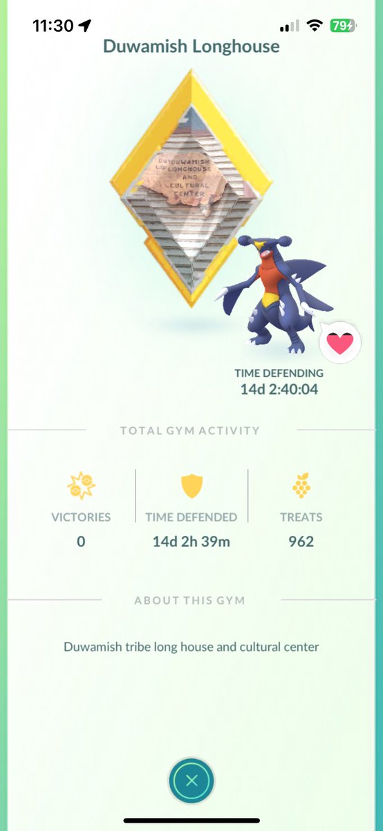 According to my spreadsheet, this is my 172nd Gold Gym! 

Too bad theres no official counter for gold gym badges 🫠

#PokemonGo