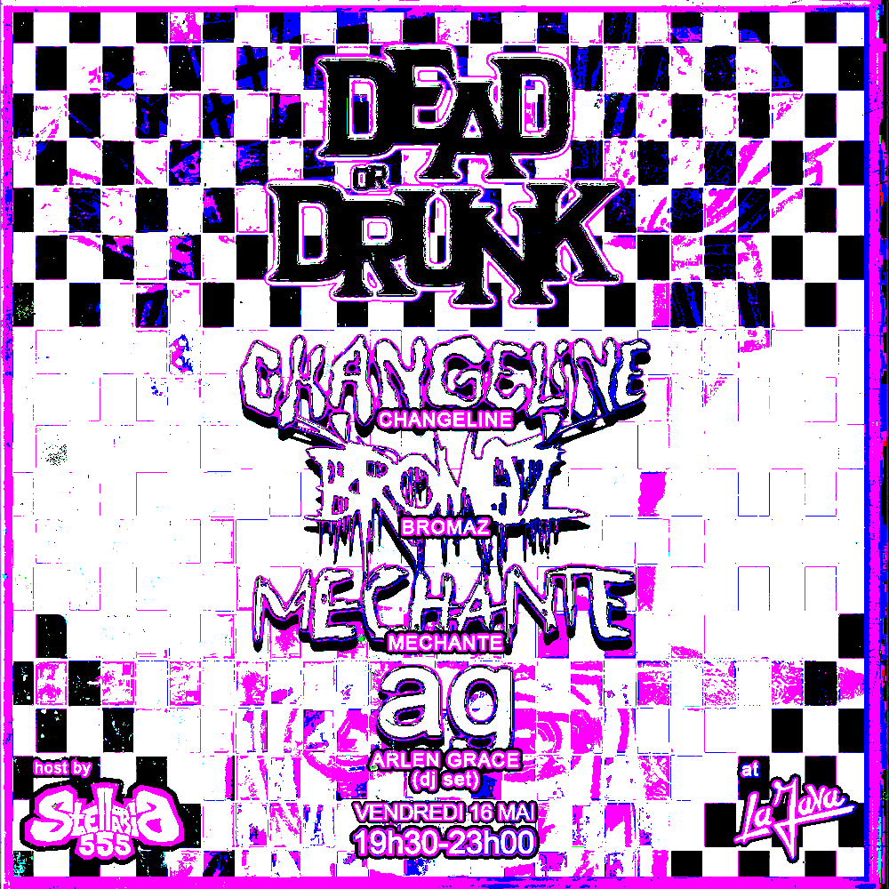 Stellaria555's tweet photo. J-3 avant DEAD OR DRUNK ! ON A HÂTE DE VOUS VOIR

Il reste des billets ici: https://t.co/lZ5tySUkoo

💜🤍 https://t.co/5KQsKEIi56