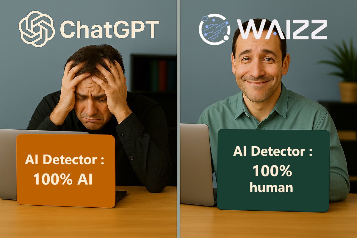 techfu_'s tweet image. 🤯😅
Writers and students using ChatGPT vs those using WAIZZ Writer:
#seo #ai #copywriting #thesis #TechTrends #TechNews #GodBlessAmerica #GalaxyS25 #GalaxyAI #GalaxyS25Edge