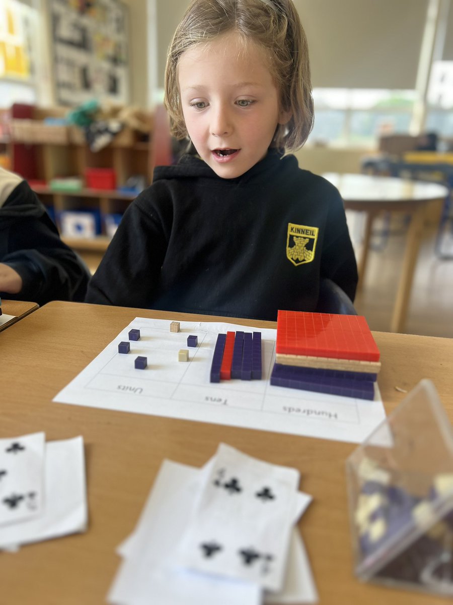 Miss Mackay & Primary 1 (@missmackaykps) on Twitter photo We had lots of fun exploring place value today. We used playing cards to generate a number and represented using the base ten blocks. <a href="/Kinneil_PS/">Kinneil Primary & EYC</a> We had lots of fun exploring place value today. We used playing cards to generate a number and represented using the base ten blocks. <a href="/Kinneil_PS/">Kinneil Primary & EYC</a>
