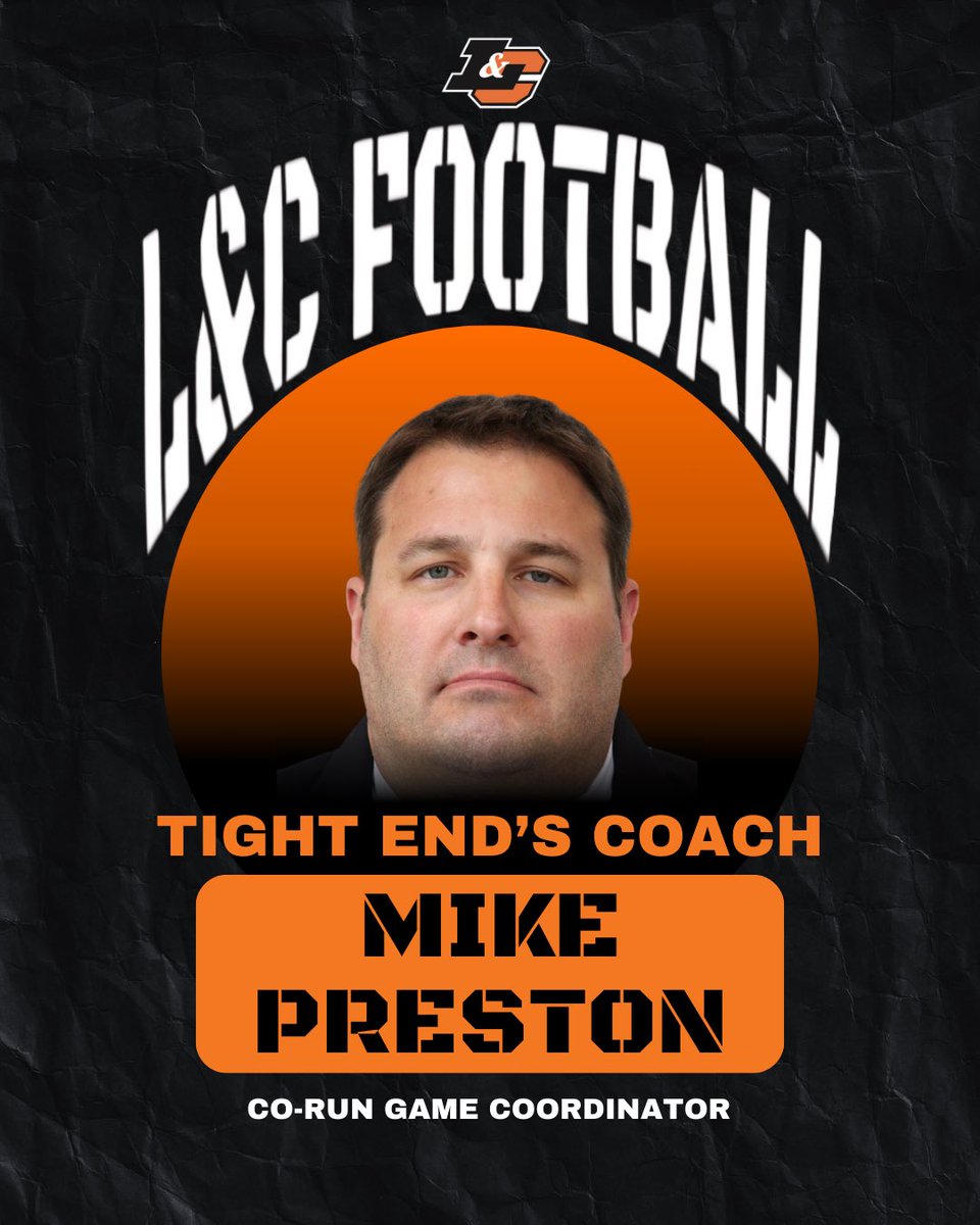 Big time new addition to the staff at LC this year is Mike Preston who comes to us with decades of coaching experience at D1, D3 and professional levels. #Rollpios