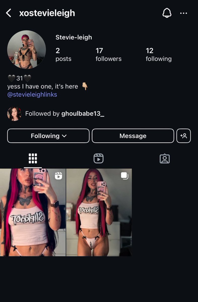 Go follow and show my new insta some love please &amp; thank you! 🩷🖤🥺 

Link below in comments 🫶 https://t.co/jl1jFTSXbz