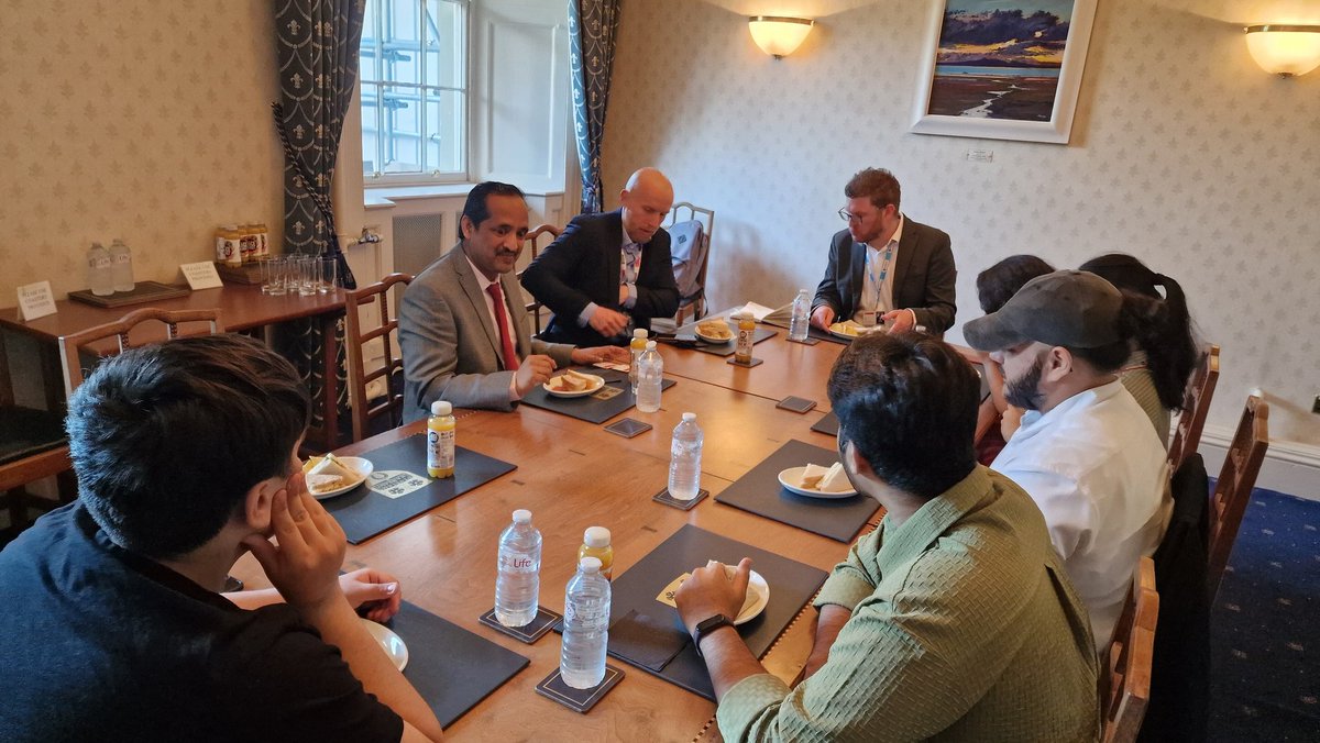 India in Birmingham (@cgi_bghm) on Twitter photo Indian students are our strength!
Consul General <a href="/venkatifs/">Venkatachalam M</a> met with <a href="/UniLeicester/">Leicester Uni 2013</a>'s Indian students, heard their experiences, and discussed welfare measures to ensure a smooth and enriching stay in the UK.
#IndiaUK #StudentWelfare #IndianStudentsUK Indian students are our strength!
Consul General <a href="/venkatifs/">Venkatachalam M</a> met with <a href="/UniLeicester/">Leicester Uni 2013</a>'s Indian students, heard their experiences, and discussed welfare measures to ensure a smooth and enriching stay in the UK.
#IndiaUK #StudentWelfare #IndianStudentsUK