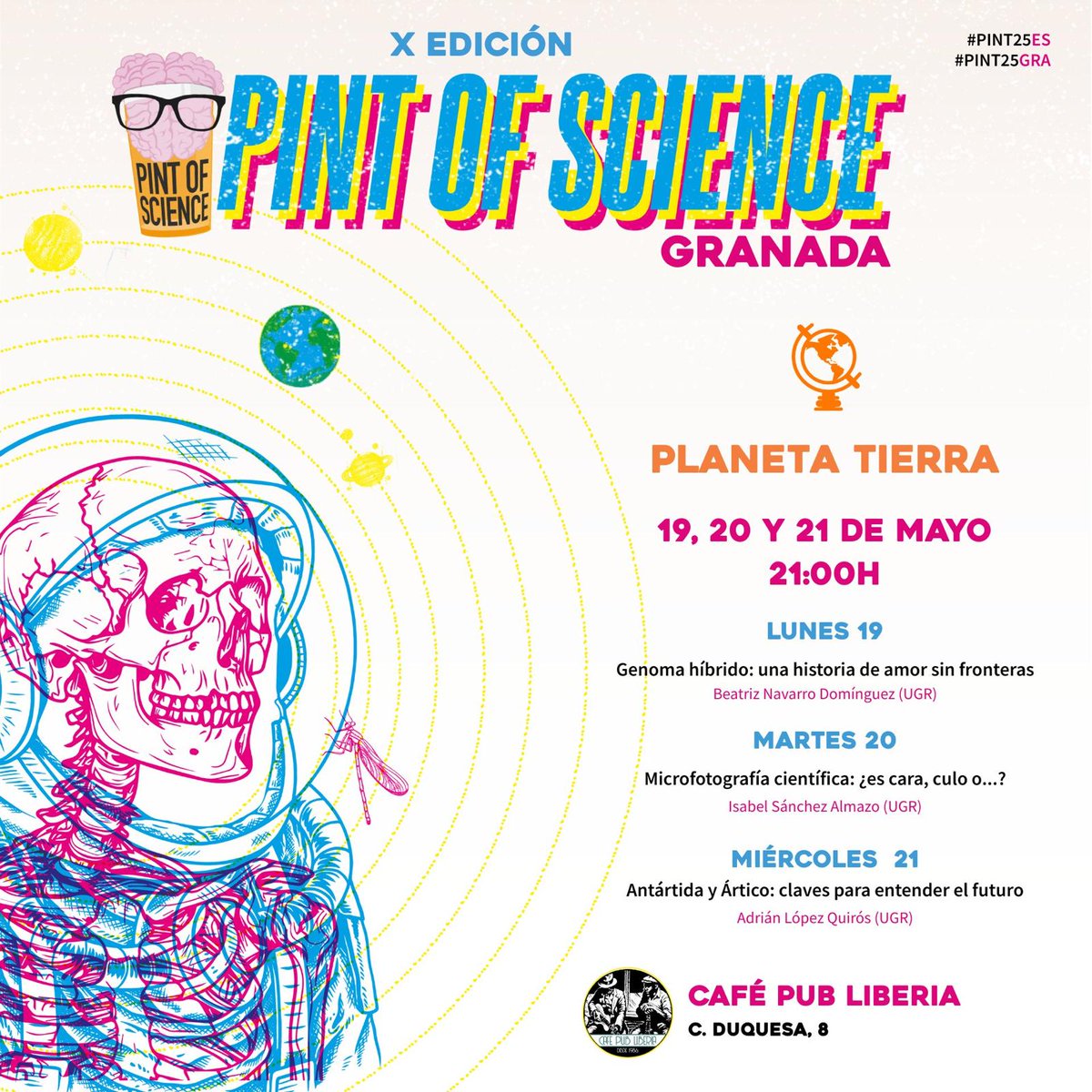 APECS Spain (@apecsspain) on Twitter photo <a href="/cientifriko/">Científriko</a> <a href="/MLab_by_MMestre/">The M Lab</a> <a href="/aaaliii18/">Alicia</a> <a href="/luisrpertierra/">Luis R. Pertierra</a> Y no todo ocurre en Madrid!
Desde Granada nuestro compi <a href="/alquiros_earth/">Adrián López-Quirós</a> nos hablará de como entender el cambio climático desde el pasado! 🧊🌍
En el Café Pub Liberia el próximo 21 de mayo <a href="/cientifriko/">Científriko</a> <a href="/MLab_by_MMestre/">The M Lab</a> <a href="/aaaliii18/">Alicia</a> <a href="/luisrpertierra/">Luis R. Pertierra</a> Y no todo ocurre en Madrid!
Desde Granada nuestro compi <a href="/alquiros_earth/">Adrián López-Quirós</a> nos hablará de como entender el cambio climático desde el pasado! 🧊🌍
En el Café Pub Liberia el próximo 21 de mayo