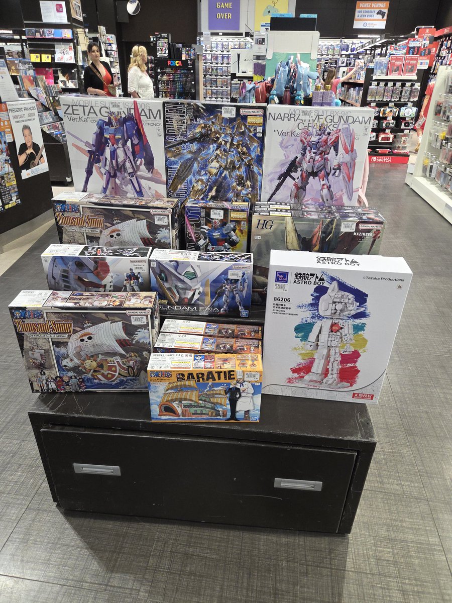 Dans mon Leclerc y a un chef de rayon qui a un penchant pour les mechas 😁