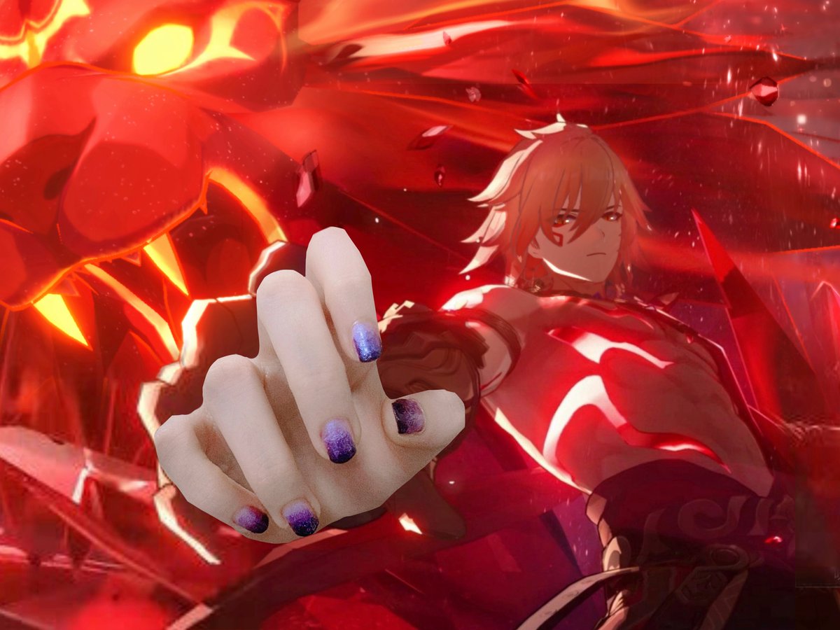 🐍のネイル練習
グラデーションむずい