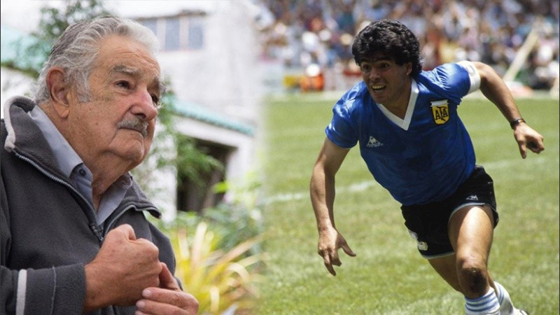 Pepe Mujica : "Se nos fue un sembrador de alegrías para tanta gente que todos los días pierde en la copa de la vida y que se sienten reivindicados por los goles de Diego y su fidelidad de clase, nunca se olvidó de sus orígenes, va a vivir eternamente en la retina de los pueblos".