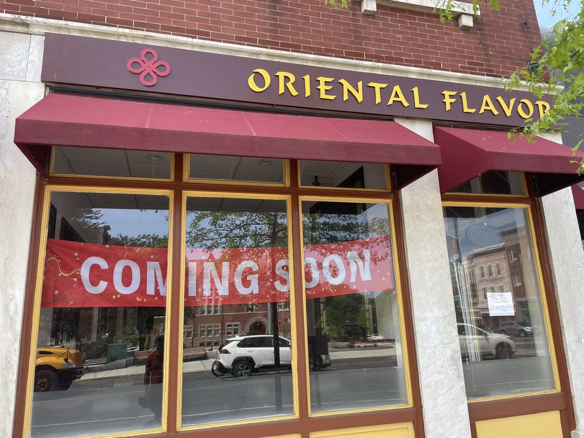 New restaurant coming to downtown Amherst!  Zhu’s Kitchen Bistro &amp; Ramen to open in the spot previously occupied by Oriental Flavor which was shutdown by the town for repeated health code violations. 
No opening date yet but they are hiring so it will be soon.