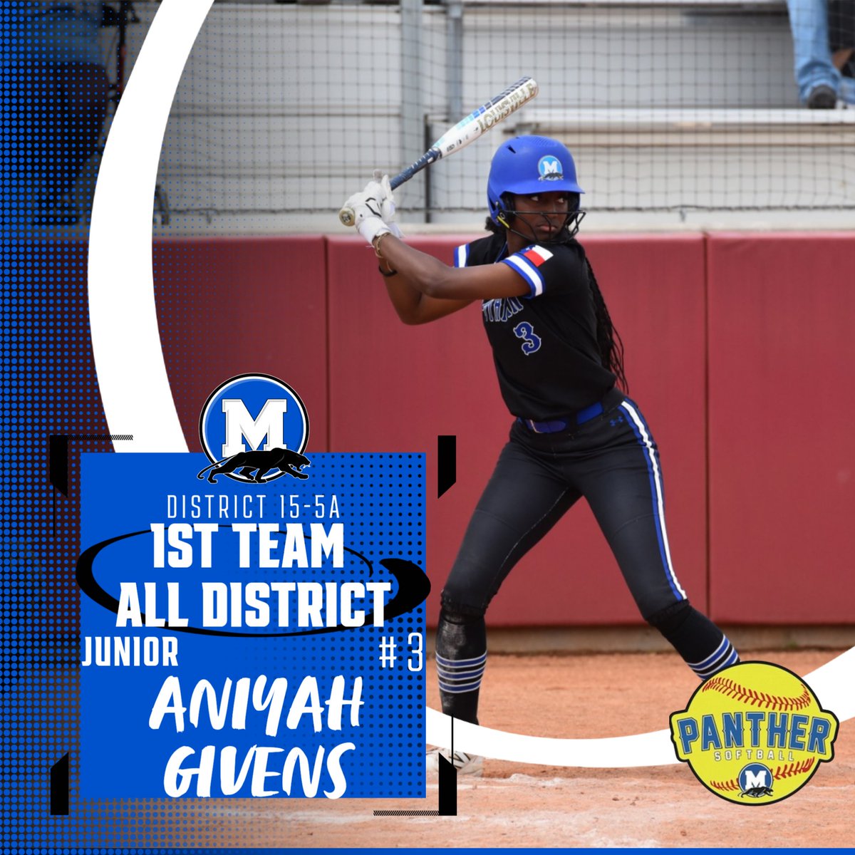Midlothian High Softball (@midlo_sball) on Twitter photo Congratulations to our District 15-5A 1st Team All District Selections!! Aniyah Givens, Abby Insley, and Jocelyn Martinez
<a href="/Aniyah_G2026/">Aniyah Givens</a> <a href="/J_Martinez2026/">Jocelyn Martinez</a> <a href="/AbbyInsley/">Abby Insley</a> Congratulations to our District 15-5A 1st Team All District Selections!! Aniyah Givens, Abby Insley, and Jocelyn Martinez
<a href="/Aniyah_G2026/">Aniyah Givens</a> <a href="/J_Martinez2026/">Jocelyn Martinez</a> <a href="/AbbyInsley/">Abby Insley</a>