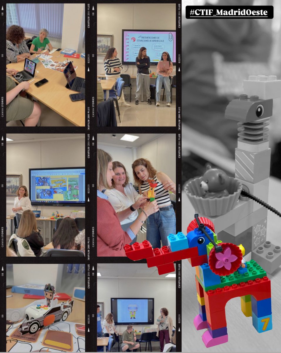 👥“Cuando uno enseña, dos aprenden” #RobertHeinlein

🤖Seguimos el desarrollo del curso:“Robótica Educativa en Infantil y 1er ciclo de Primaria” presentando las SdA creadas para el dispositivo #TaleBot…y empezando con #LegoSteamPark!!

#codigoescuela4_0_madrid #CTIF_MadridOeste
