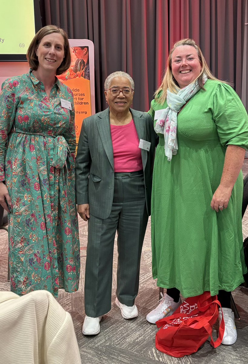 What fabulous speakers at the <a href="/RoaldDahlFund/">Roald Dahl Charity</a>  #RoaldDahlNursesConference thank you for inspiring us 
<a href="/CarliWhittaker/">Carli Whittaker</a> of <a href="/theRCN/">The RCN</a> 
Ellen Duke of <a href="/NHSEngland/">NHS England</a> 
Dame Elizabeth Anionwu 🌟
#ChildHealth #BCYPNursingLeadership 🌟
