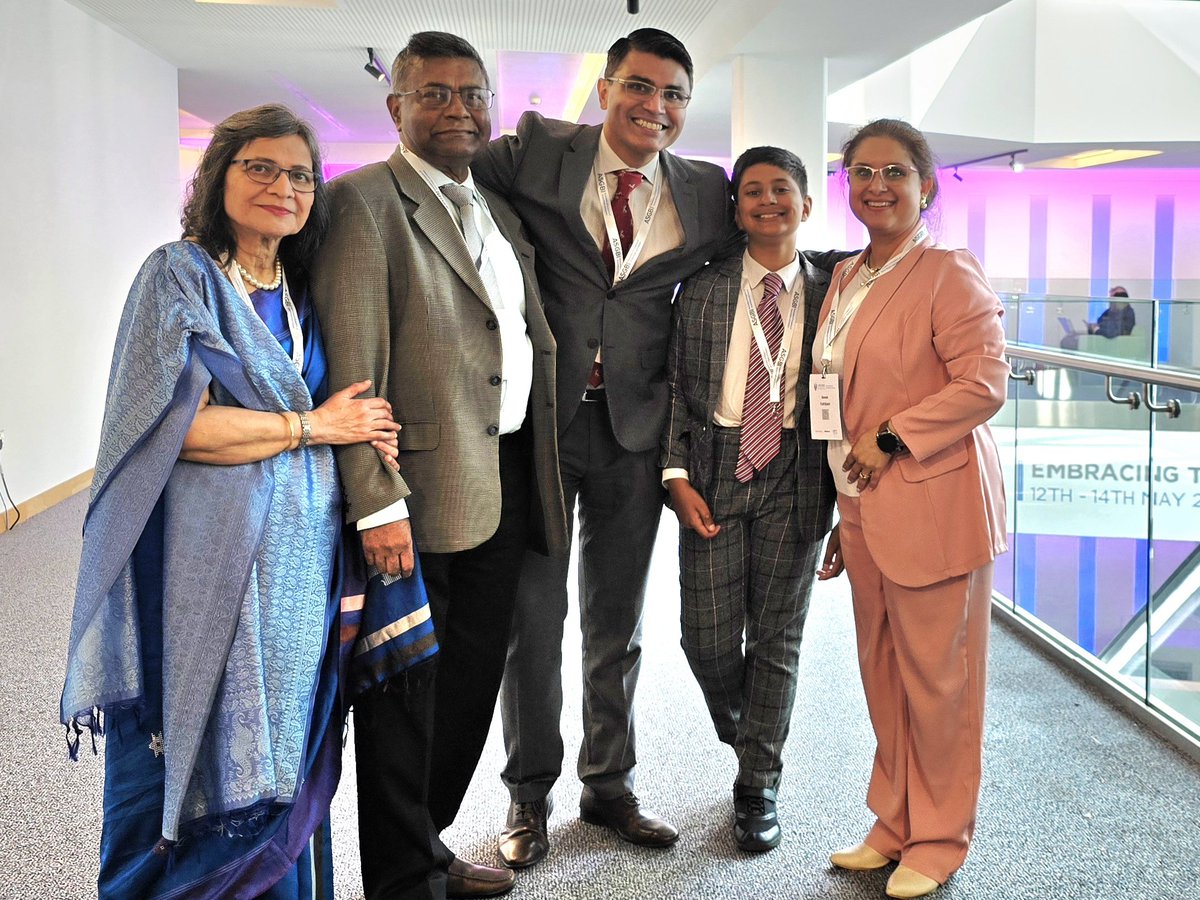 Rajarshi Mukherjee (@rishimukher) on Twitter photo An absolute honour to deliver the <a href="/RCSnews/">The Royal College of Surgeons of England</a> Hunterian lecture at the <a href="/asgbi/">ASGBI</a> international Congress in Edinburgh today on our novel dug discovery pipeline for acute pancreatitis. Overjoyed that my family could attend. Thank you <a href="/jonnysun/">jonny sun</a> <a href="/SurgeryHPB/">Christian Macutkiewicz 🏳️🌈 (he/him)</a> <a href="/TMitchellFRCS/">Tim Mitchell</a> <a href="/DimDamask/">Dimitris Damaskos</a> 🙏🏼 An absolute honour to deliver the <a href="/RCSnews/">The Royal College of Surgeons of England</a> Hunterian lecture at the <a href="/asgbi/">ASGBI</a> international Congress in Edinburgh today on our novel dug discovery pipeline for acute pancreatitis. Overjoyed that my family could attend. Thank you <a href="/jonnysun/">jonny sun</a> <a href="/SurgeryHPB/">Christian Macutkiewicz 🏳️🌈 (he/him)</a> <a href="/TMitchellFRCS/">Tim Mitchell</a> <a href="/DimDamask/">Dimitris Damaskos</a> 🙏🏼
