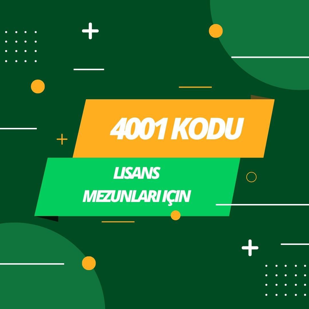 Yüzbinlerce genç kamuya merkezi ve adil atama bekliyor 4001 bu beklentinin simgesidir kontenjanlar artmalı
#Lisansa4BinBirŞart
<a href="/drmemisoglu/">Prof. Dr. Kemal Memişoğlu</a> <a href="/omerbolatTR/">Prof. Dr. Ömer Bolat</a> <a href="/Yusuf__Tekin/">Yusuf Tekin</a> <a href="/OA_BAK/">Dr. Osman Aşkın Bak</a> <a href="/Seyfullahaslntk/">Seyfullah Arslantürk</a>