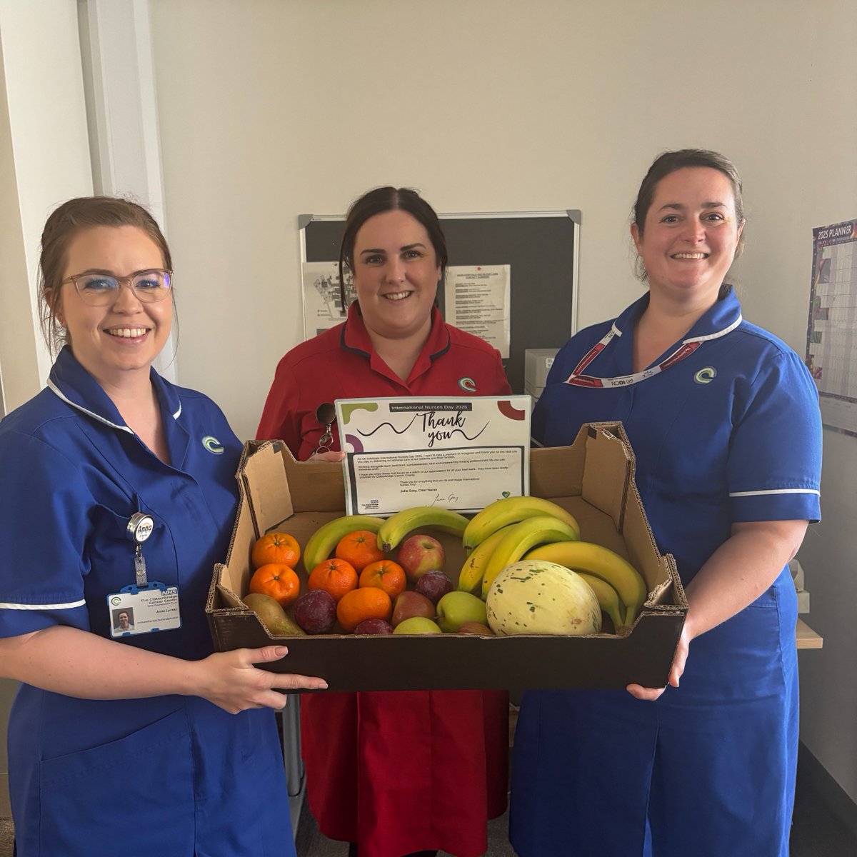 The Clatterbridge Cancer Centre (@cccnhs) on Twitter photo ๐๐๐ As a thank you to our nurses on #InternationalNursesDay, we delivered fruit boxes to our teams across our different sites. A huge thank you to <a href="/ClatterbridgeCC/">Clatterbridge Cancer Charity</a> for sponsoring the gifts for our team. ๐๐๐ As a thank you to our nurses on #InternationalNursesDay, we delivered fruit boxes to our teams across our different sites. A huge thank you to <a href="/ClatterbridgeCC/">Clatterbridge Cancer Charity</a> for sponsoring the gifts for our team.