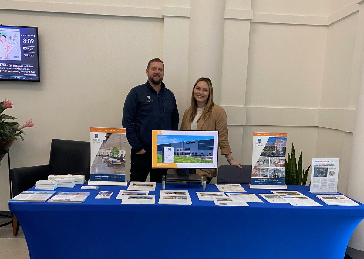 📷
Mike Kunz and Jen Ferreira joined the Northeast Solutions at KW Commercial team this morning at the Nagog Park Brokers Open House. Nagog Park is a premiere office and retail parkin Acton, MA. <a href="/KDMFinancial/">Korth Direct Mortgage</a>,  Duncan Chapman, <a href="/WalkerDev3600/">Walker Development & Construction Management</a> <a href="/EnterpriseBank/">EnterpriseBank</a>