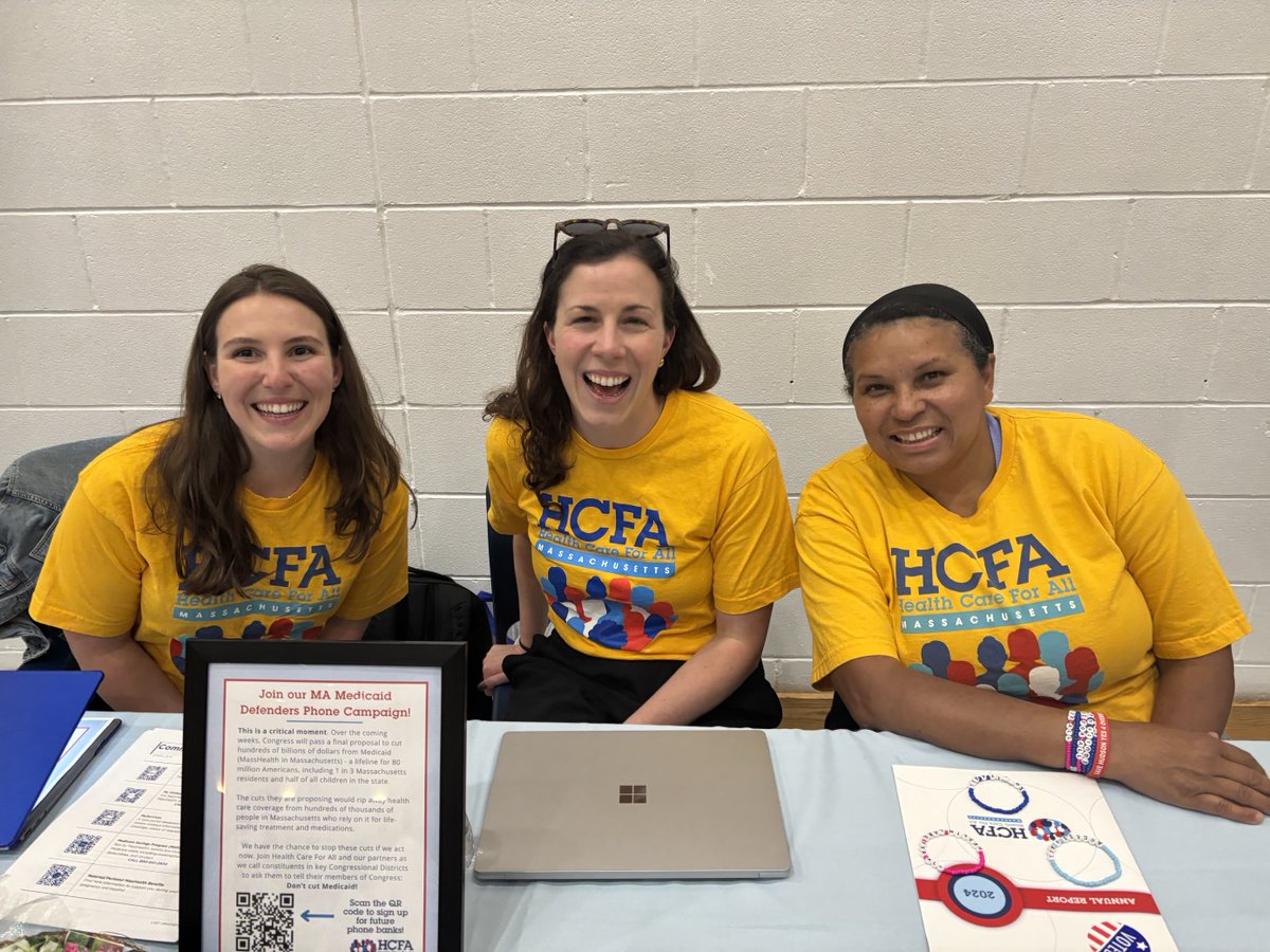 HCFA's tweet image. When the yellow shirts show up, we aren't messing around😤💛
Last night, HCFA talked about the “Medicaid Defenders” phone banks - starting tomorrow! These weekly events are your chance to help protect Medicaid from potential federal cuts📞🛡️
Learn more: docs.google.com/forms/d/e/1FAI…