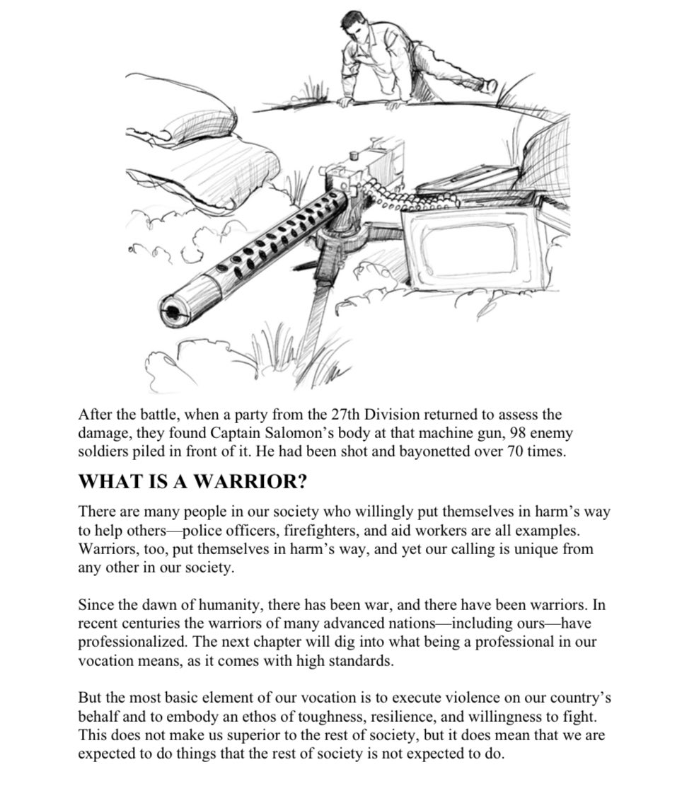 Today the Army released Field Manual 1, titled, The Army A Primer to Our Profession of Arms, meant for new Leaders.

The Blue Book tells Soldiers how to be right. This Green Book tells Soldiers who we are. It talks about our culture and structure.

Most doctrine is dry and meant