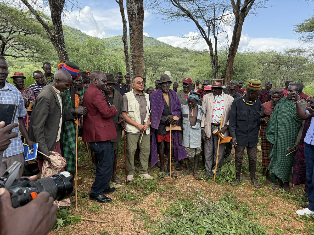 Energized by meeting community elders in remote Lokakipi, Tapac Subcounty, Karamoja region. They were proud of their contribution in decreasing FGM/C to isolated cases. We also discussed using their voice in discouraging early marriage, teenage pregnancy &amp; keeping girls in school
