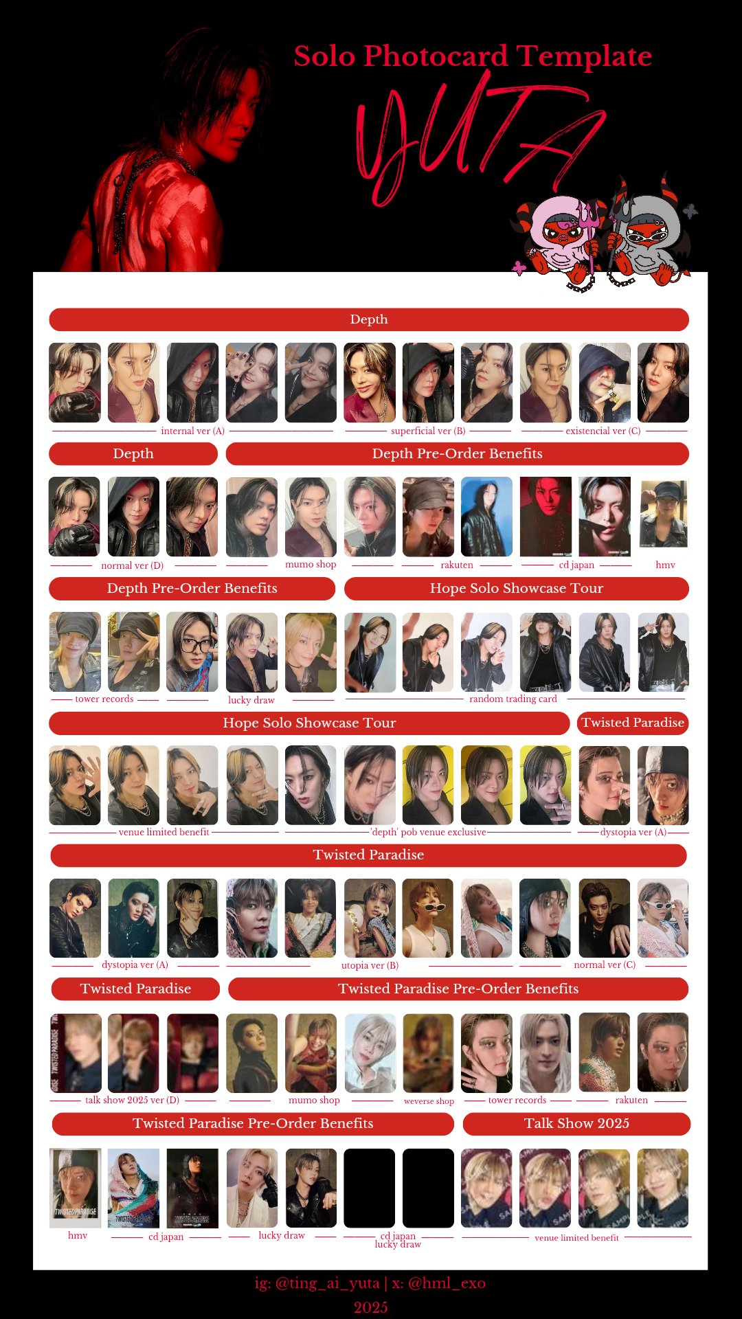 YUTA 悠太 TWISTED PARADISE トレカ tradingcard YUTA TWISTED PARADISE トレカ ユウタ Galaxy 悠太 - メルカリ