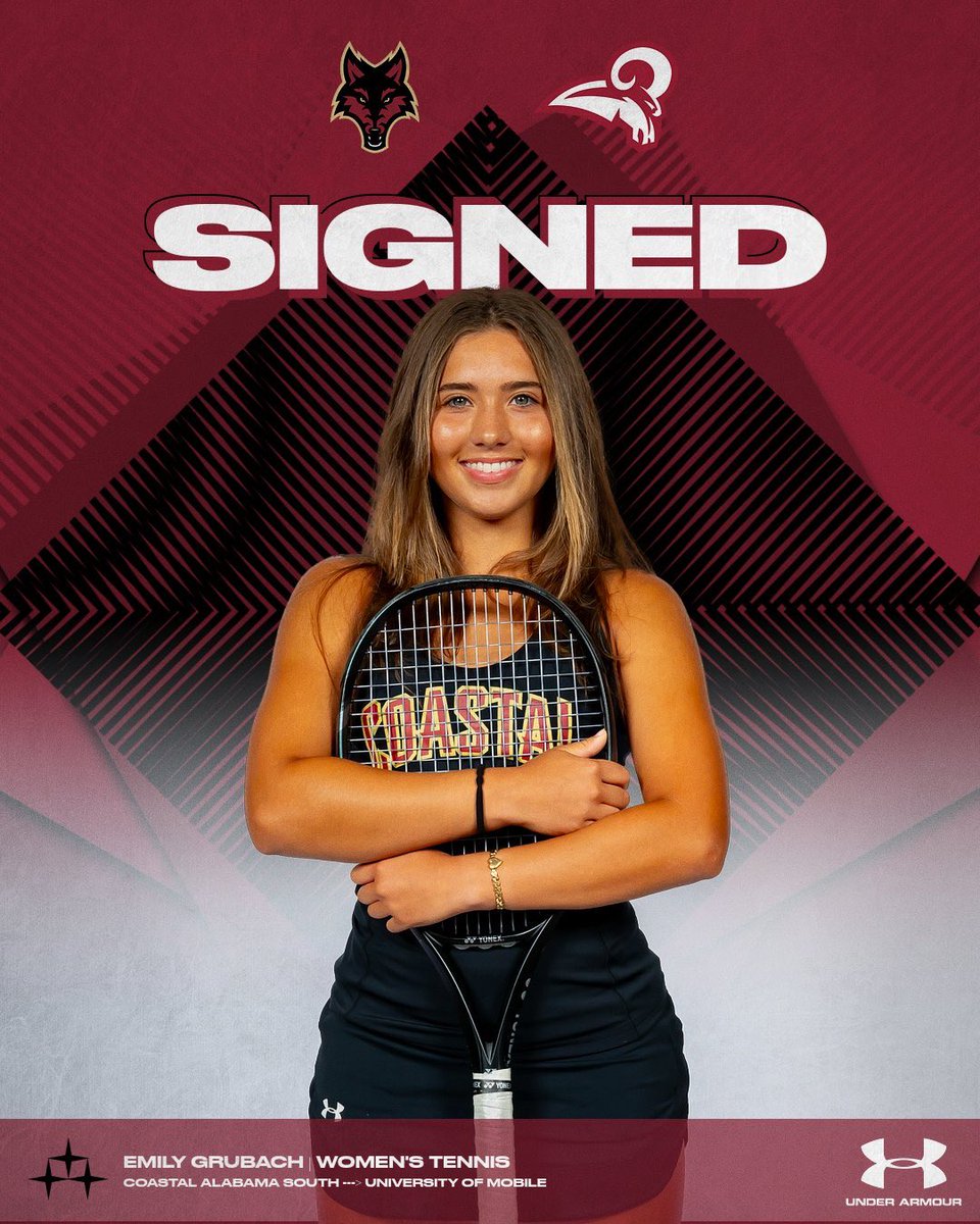 W TEN 🎾 | From Bay Minette to Mobile! 

Emily Grubach of Coastal Alabama South Women’s Tennis has signed to continue her collegiate career at the University of Mobile!

#GoYotes