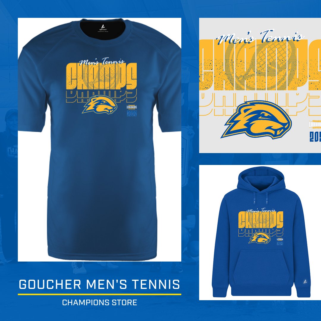 Landmark Conference (@landmarkconf) on Twitter photo 8 days left to buy your 2025 <a href="/GoucherSports/">Goucher Gophers</a> <a href="/GoucherTennis/">GoucherTennis</a> champ gear!
Hurry, shop closes 05/21/2025!
🛒 bit.ly/4md2Sbh 8 days left to buy your 2025 <a href="/GoucherSports/">Goucher Gophers</a> <a href="/GoucherTennis/">GoucherTennis</a> champ gear!
Hurry, shop closes 05/21/2025!
🛒 bit.ly/4md2Sbh