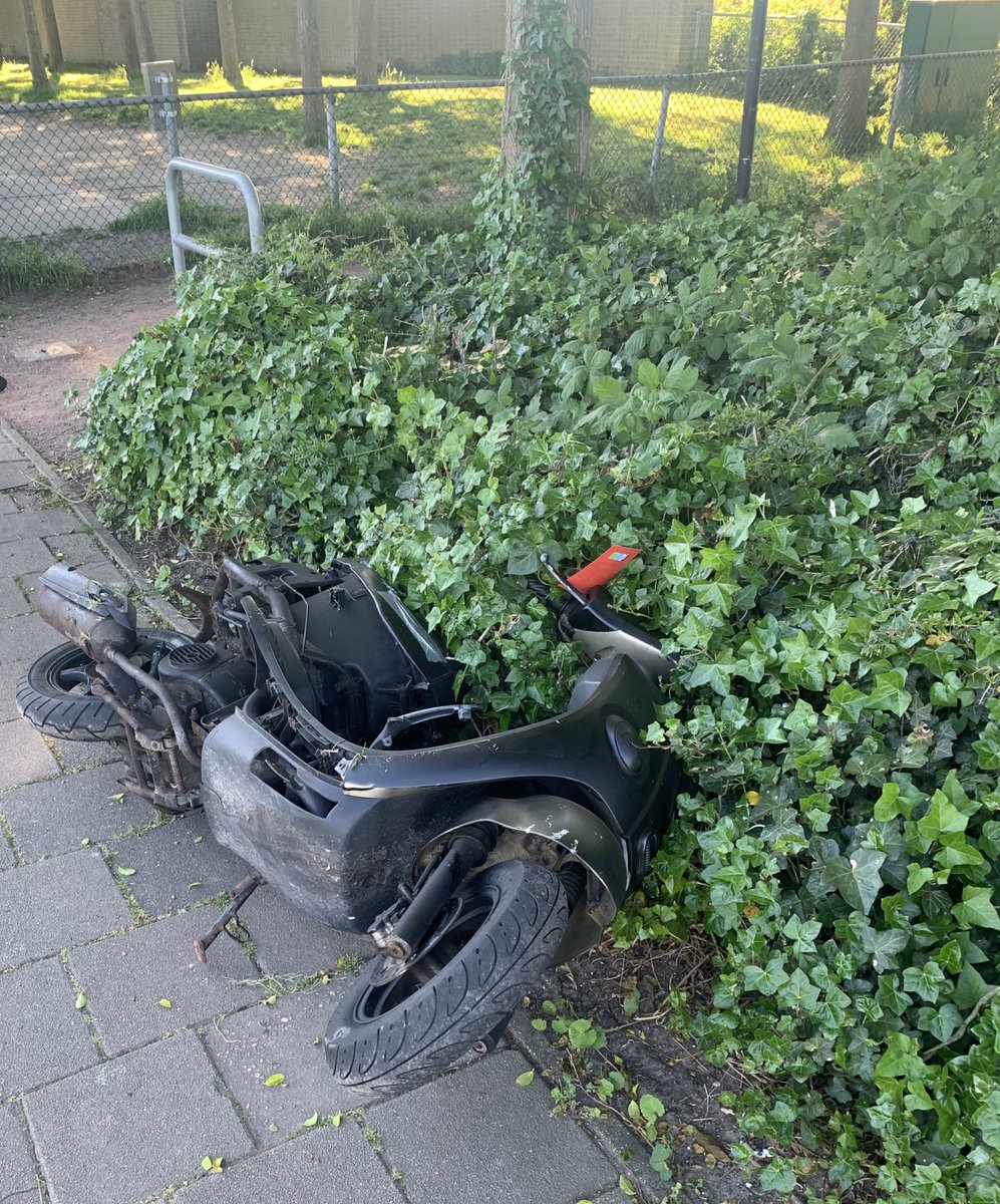 MichielFerwerda's tweet photo. Gister werd een gedumpte scooter gemeld in βs-Gravenzande.
Vandaag via de #wijkmanager & #buitendienst weg laten halen.
Dit ter voorkoming van overlast en potentieel negatief milieu effect. π
Een goede eigen buitendienst is goud.
#westland #wldebat #handhaving https://t.co/EHDOLx3x90