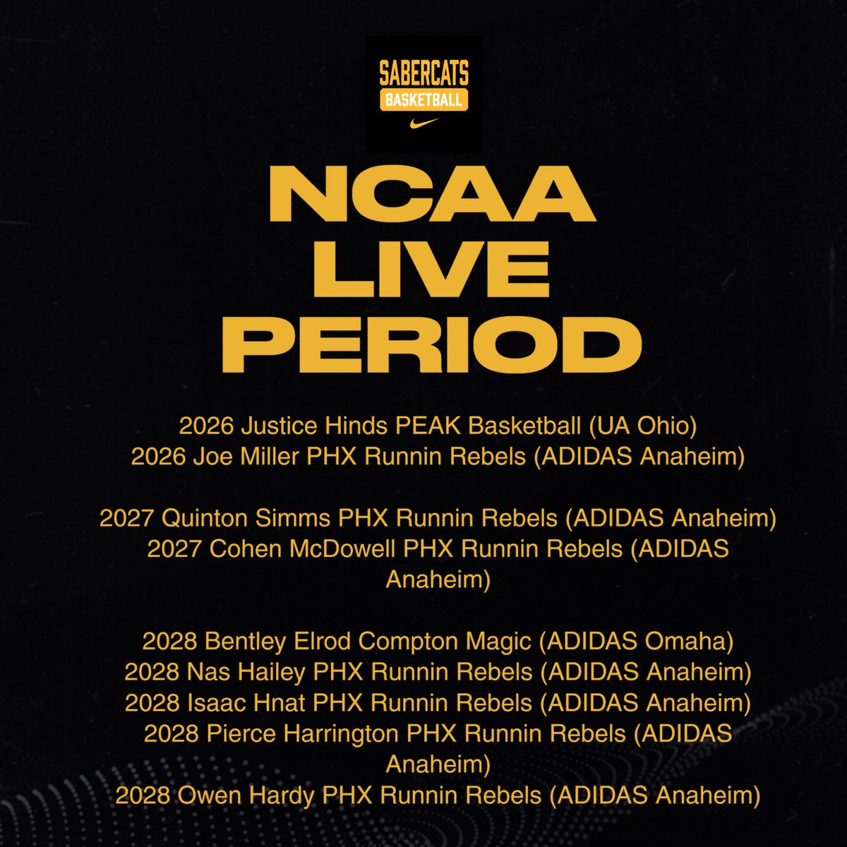 Lucas Ramirez🇺🇸🇸🇻 (@coachlramirez) on Twitter photo College Coaches tap in this weekend during the live period with our <a href="/MBBSaguaro/">Saguaro HS Mens Basketball</a> guys.
<a href="/Compton_Magic/">Compton Magic</a> <a href="/PhoenixRunnin/">Phoenix Runnin' Rebels</a> <a href="/PeakHoops365/">Peak Basketball</a> College Coaches tap in this weekend during the live period with our <a href="/MBBSaguaro/">Saguaro HS Mens Basketball</a> guys.
<a href="/Compton_Magic/">Compton Magic</a> <a href="/PhoenixRunnin/">Phoenix Runnin' Rebels</a> <a href="/PeakHoops365/">Peak Basketball</a>