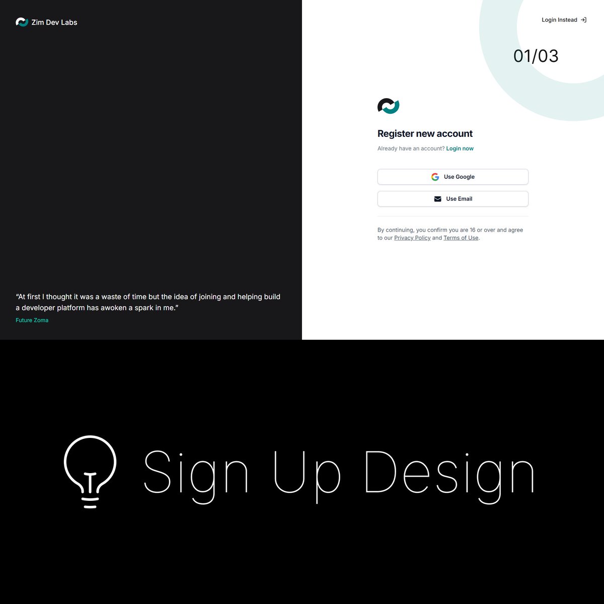 zimdevlabs's tweet image. Day 4 of #100DaysOfCode: Sign In Sign Up Design
Auth pages are screens where users log into their account (Sign In) or create a new one (Sign Up) by entering their details
Join us as we develop our very own open source Zimbabwean dev community
chat.whatsapp.com/FfXS39iLv7k36j…