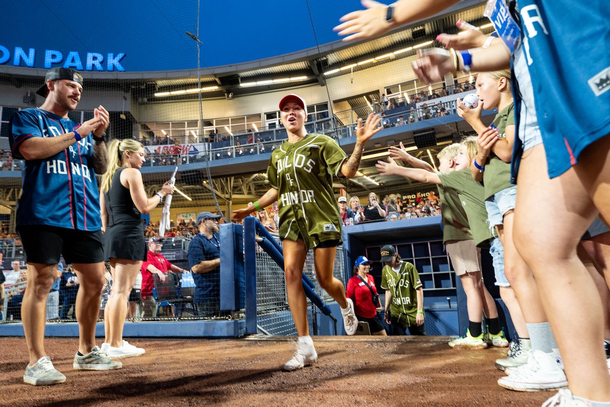 The Folds of Honor Tennessee Rock 'N Jock Celebrity Softball Game presented by Black Rifle Coffee Company is returning to First Horizon Park and they've packed the celebrity roster! Riley Green, HARDY, RaeLynn and more are in the lineup. Visit bit.ly/4mbLH9M
