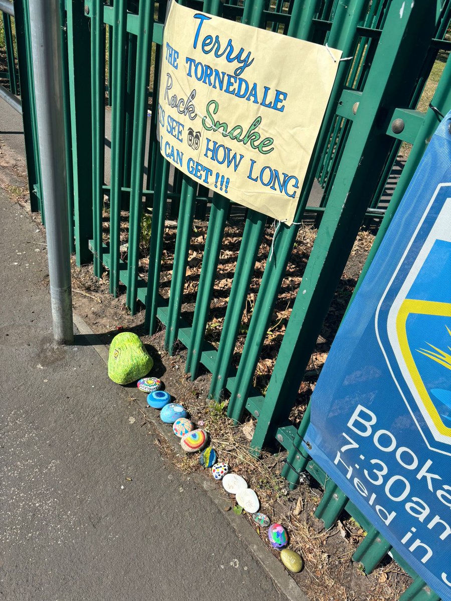 Tornedale Infant Academy (@tornedaleinfant) on Twitter photo Thank you to our wonderful community for helping with this creative project, the children love to see if new colourful rocks have been added. Please help us out and add your contributions to ‘Terry’
#teamtornedale
<a href="/LegerEdTrust/">Leger Education Trust</a> Thank you to our wonderful community for helping with this creative project, the children love to see if new colourful rocks have been added. Please help us out and add your contributions to ‘Terry’
#teamtornedale
<a href="/LegerEdTrust/">Leger Education Trust</a>