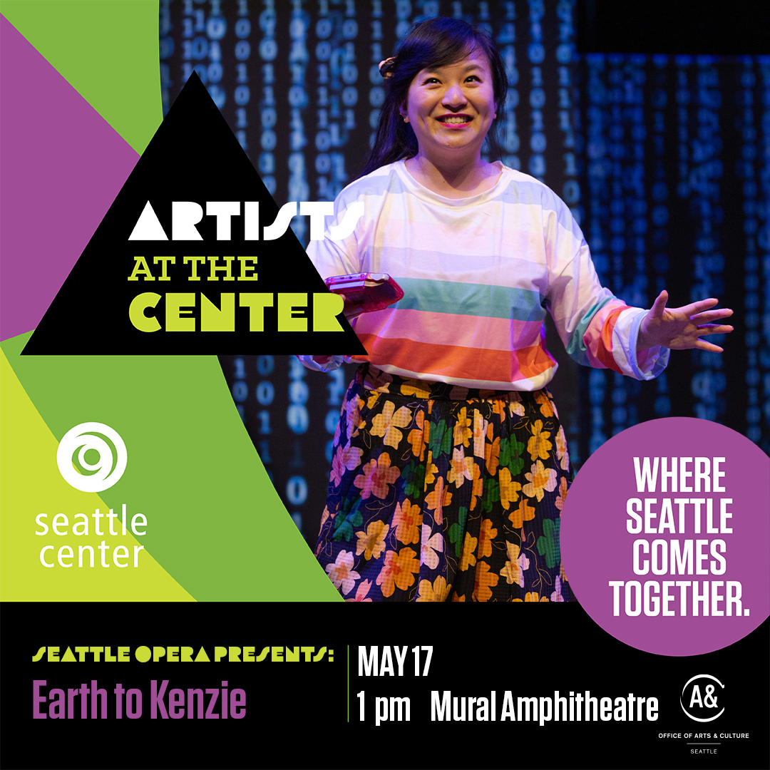 Check out free, outdoor opera when #ArtistsAtTheCenter presents Seattle Opera: Earth to Kenzie.
A 5th grader finds comfort in video games when she &amp; her mom live in a shelter. This opera explores empathy, finding strength &amp; belonging despite diversity.
brnw.ch/21wSCKI