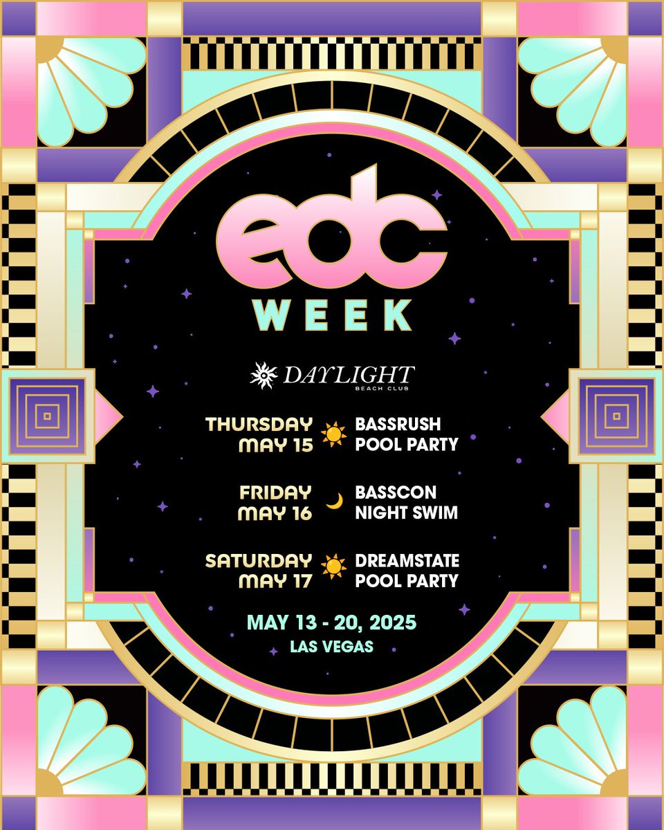 Poolside vibes only!💦😎 Join us at @daylightvegas for 3 unforgettable pool parties hosted by <a href="/bassrush/">BASSRUSH</a>, <a href="/bassconmassive/">Basscon</a>, &amp; @dreamstateusa!🎶