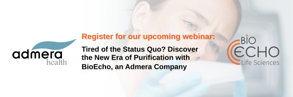 AdmeraHealth's tweet image. ➡️There are 2 more days to register for our upcoming webinar session on May 15th!  Discover how BioEcho's EchoLUTION technology can secure deeper biological insights and significantly improve downstream applications. Save your spot: hubs.ly/Q03md4kn0
 #DNA #RNA #nucleicacid