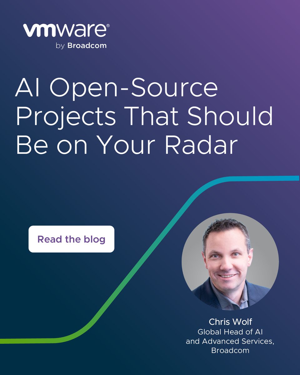 VMware (@vmware) on Twitter photo As the open-source AI ecosystem accelerates at breakneck speed, some of the most transformative innovations are being shaped by the power of community.
<a href="/cswolf/">Chris Wolf</a> outlines some of the most promising open-source AI projects shaping the enterprise landscape: brcm.tech/3YJCJXl As the open-source AI ecosystem accelerates at breakneck speed, some of the most transformative innovations are being shaped by the power of community.
<a href="/cswolf/">Chris Wolf</a> outlines some of the most promising open-source AI projects shaping the enterprise landscape: brcm.tech/3YJCJXl