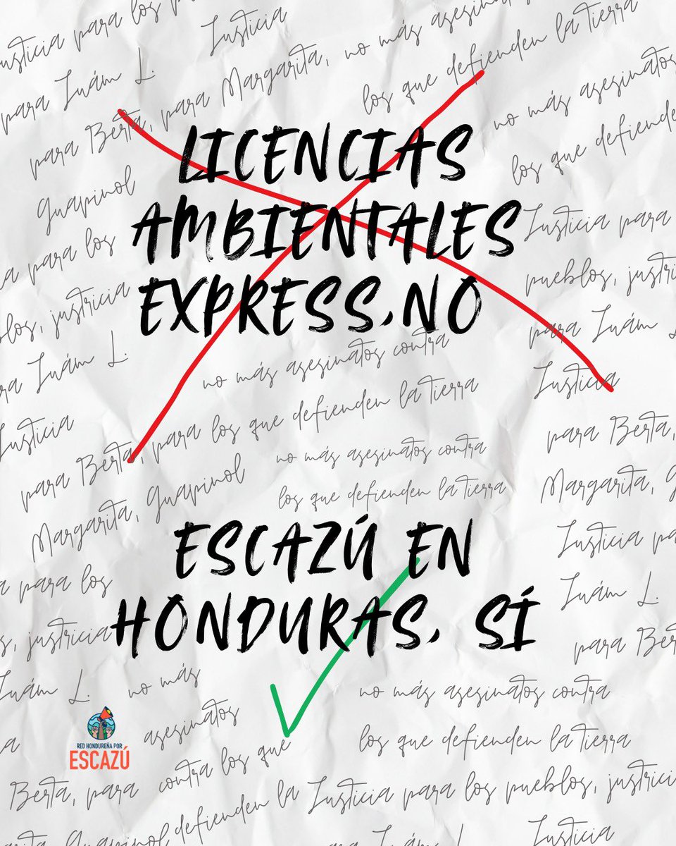 <a href="/Lredondo/">LUIS REDONDO 🇭🇳</a> <a href="/Congreso_HND/">Congreso Nacional de Honduras</a> <a href="/dermaligia/">Ligia Ramos</a> 🌿 Exigimos:La suspensión inmediata de esta propuesta
Un proceso público, técnico y con participación real
Que se prioricen la vida, la justicia ambiental y los derechos humanos por encima de los intereses económicos

📣 El desarrollo sin consulta, no es desarrollo.